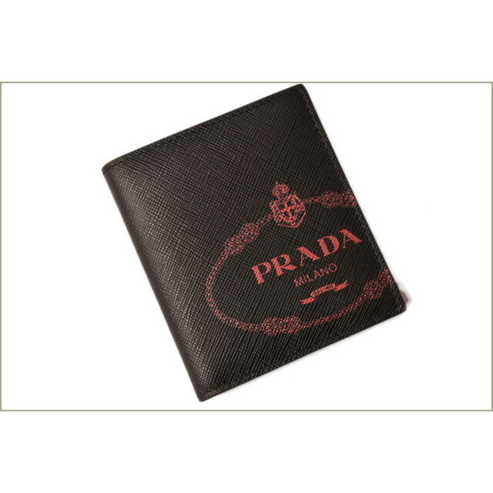Prada Folding Wallet Black Ruby - image 2